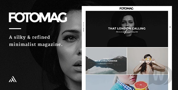 Fotomag v2.0.1 - минималистский блог WordPress