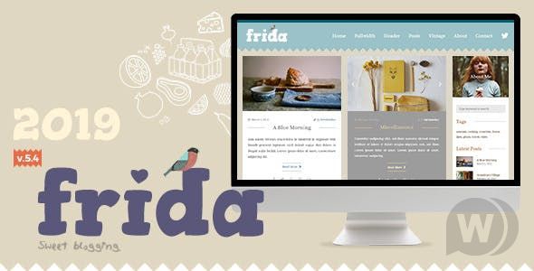 Frida v5.4.2 - классическая тема блога WordPress