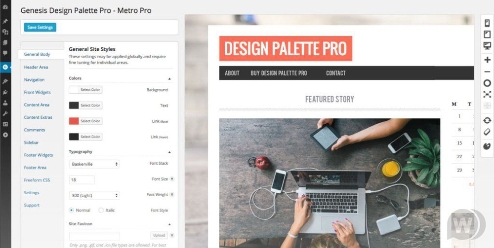 Genesis Design Palette Pro v1.5.1 - конструктор страниц WordPress