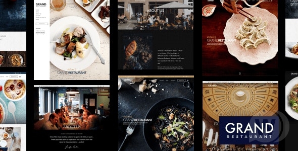 Grand Restaurant v6.1.1 NULLED - WordPress тема для ресторана