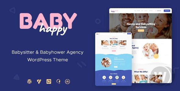 Happy Baby v1.2.1 - красочная тема по уходу за детьми WordPress