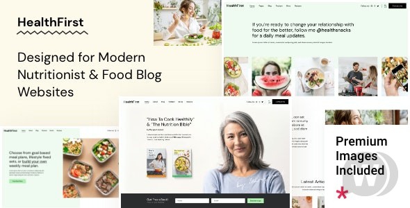 HealthFirst v1.0.1 NULLED - тема питания и рецептов WordPress