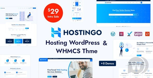 Hostingo v1.0 NULLED - тема хостинга WordPress и WHMCS