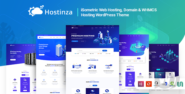 Hostinza v2.6 - шаблон хостинга WordPress Whmcs