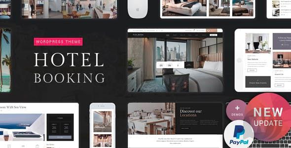 Hotel Booking v1.9 - шаблон сайта отеля WordPress