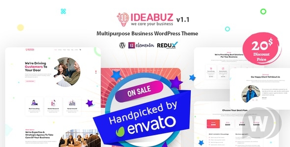 Ideabuz v1.1 | многофункциональная тема WordPress для бизнеса