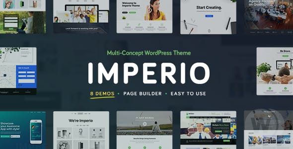 Imperio v1.9 - многофункциональный WordPress шаблон