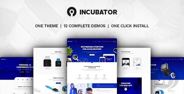 Incubator v1.9.9 NULLED - WordPress бизнес тема