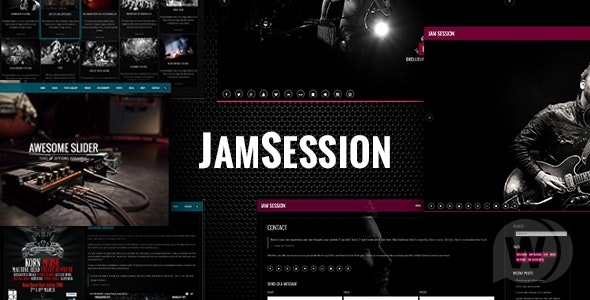 JamSession v4.8.8 - музыкальный шаблон WordPress