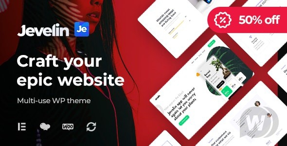 Jevelin v5.1.2 - премиум тема WordPress