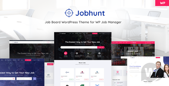 Jobhunt v1.2.3 - шаблон сайта поиска работы для WordPress