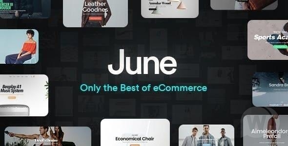 June v1.8.1 - WooCommerce тема