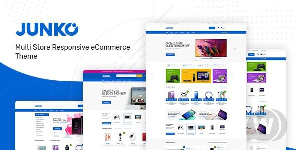 Junko v1.0.3 - адаптивная тема для WooCommerce WordPress