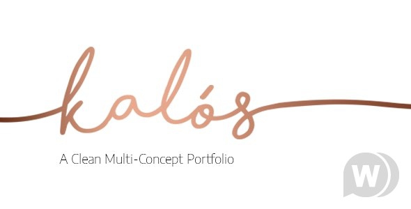 Kalόs v1.4 - WordPress тема портфолио