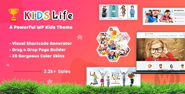 Kids Life v3.1 | шаблон школы WordPress