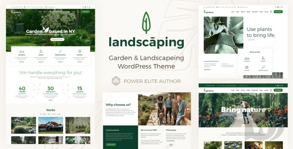 Landscaping v8 NULLED - ландшафтный дизайн WordPress