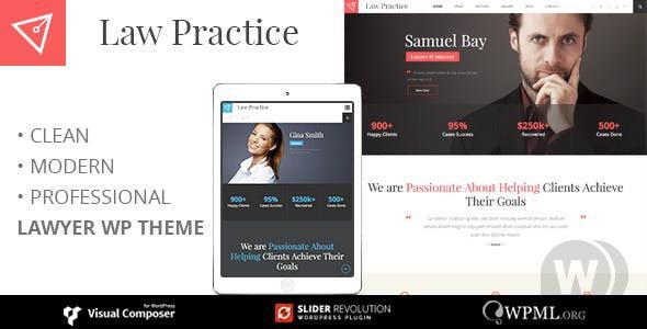 LAW PRACTICE v3.5 - бизнес шаблон для адвокатов WordPress