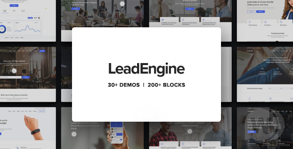 LeadEngine v3.4 NULLED - многопользовательская тема WordPress