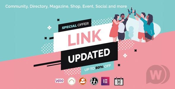 Lynk v2.0.2 - шаблон для сообщества BuddyPress на WordPress