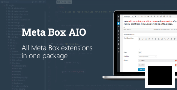 Meta Box AIO v1.15.3 NULLED - метабоксы в WordPress