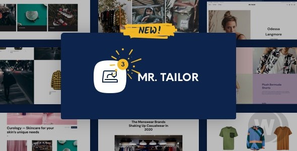 Mr. Tailor v3.0.5 - адаптивный WooCommerce шаблон