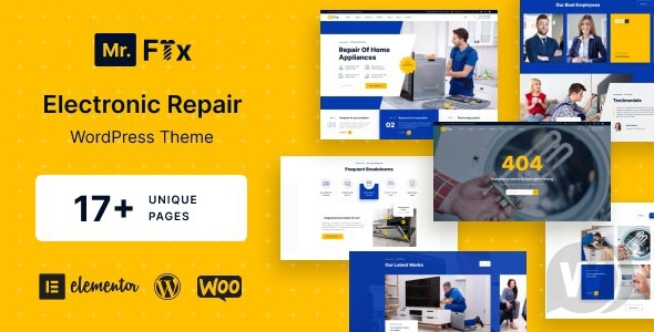 MrFix v1.2 - Appliances Repair Services WordPress Theme