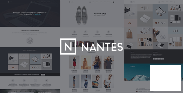 Nantes v1.75 - креативная корпоративная тема WordPress