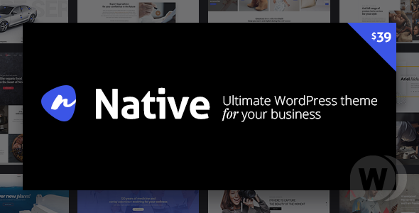 Native v1.5.1 - стильная многоцелевая тема WordPress