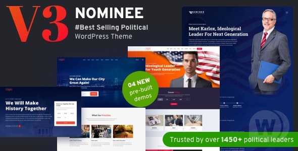 Nominee v3.3 - политическая тема WordPress