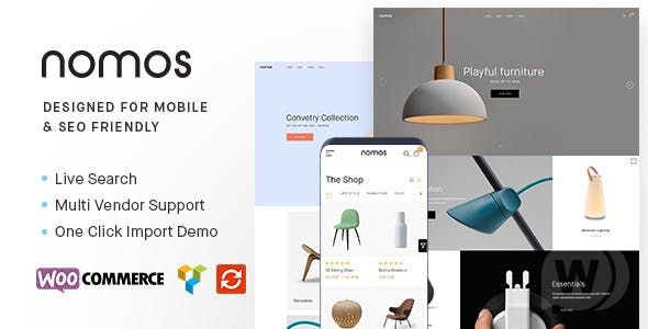 Nomos v2.3.1 - современный шаблон интернет-магазина WordPress