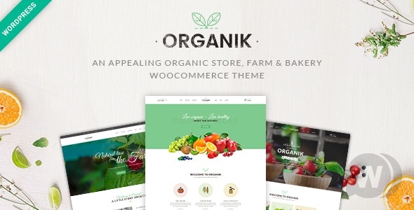 Organik v2.9.4 NULLED - магазин органических продуктов WordPress