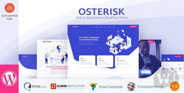 Osterisk v2.0: тема WordPress для VOIP и облачных сервисов