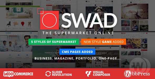 Oswad v3.2.0 - адаптивный шаблон супермаркета WordPress