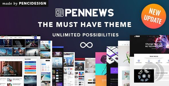 PenNews v6.6.1 NULLED - универсальный шаблон WordPress