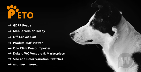 Peto v1.1.2 - тема WordPress для домашних животных и ветеринаров