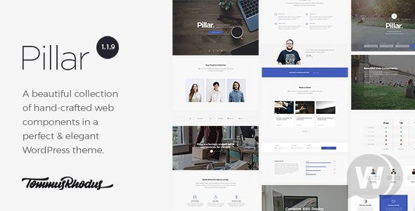 Pillar v1.1.15 - многоцелевая адаптивная тема WordPress