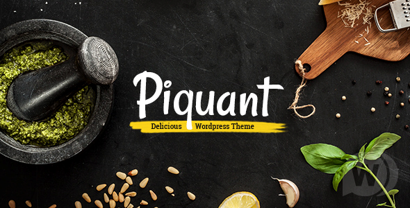 Piquant v1.1.1 - шаблон ресторана, бара и кафе WordPress