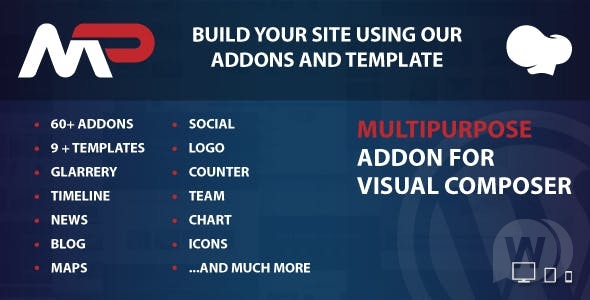 Плагин MultiPurpose Addons for WPBakery Page Builder v1.0