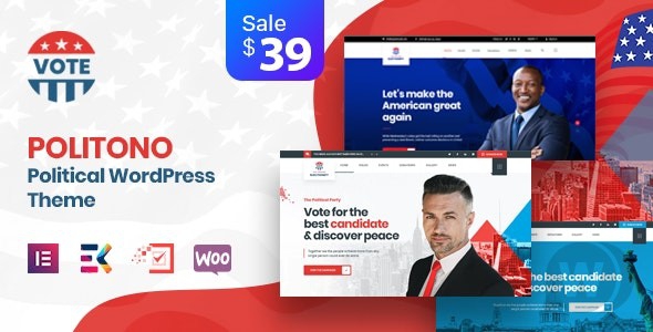 Politono v1.5 - тема WordPress для политической избирательной кампании