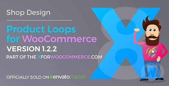 Product Loops for WooCommerce v1.4.3 - настройка стиля карточек продуктов WooCommerce