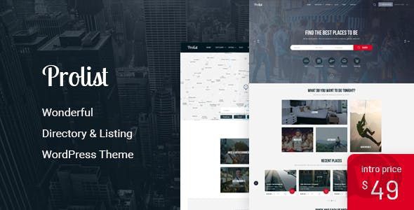 Prolist v1.15 - шаблон каталога WordPress