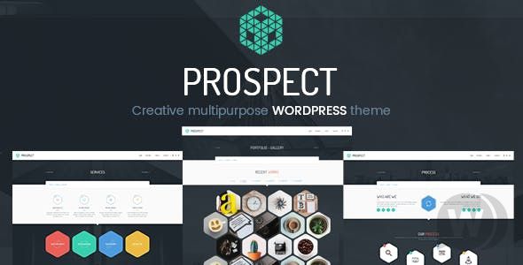 Prospect v1.1.3 - творческая многоцелевая тема WordPress