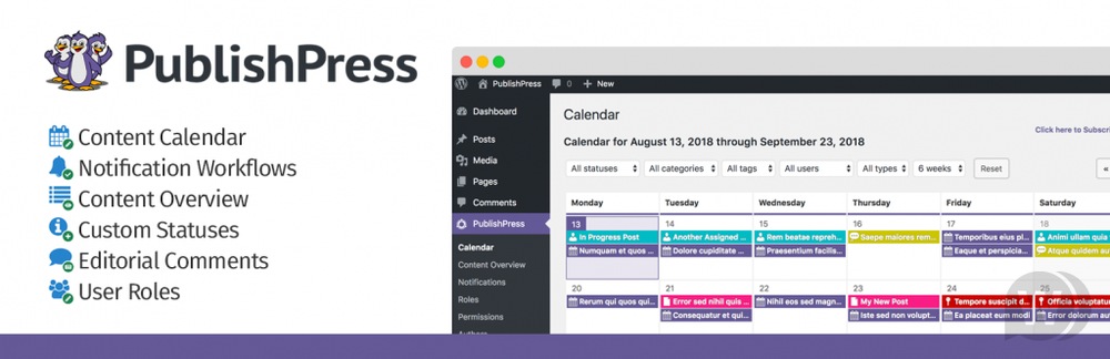 PublishPress PRO v1.20.9 NULLED - плагин для команды WordPress