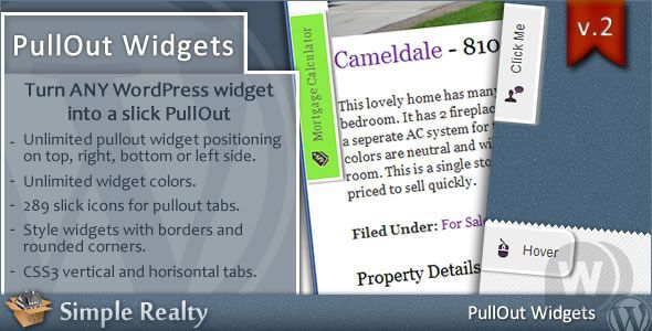 PullOut Widgets v2.9.4 - виджеты для WordPress