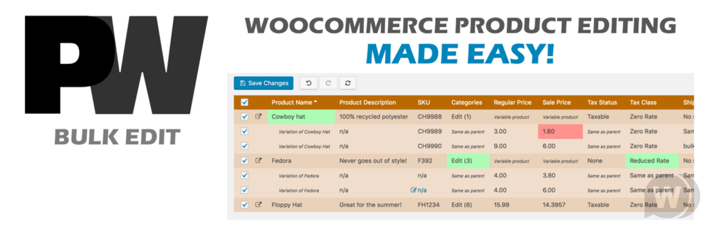 PW WooCommerce Bulk Edit Pro v2.294 - массовое редактирование товаров WooCommerce