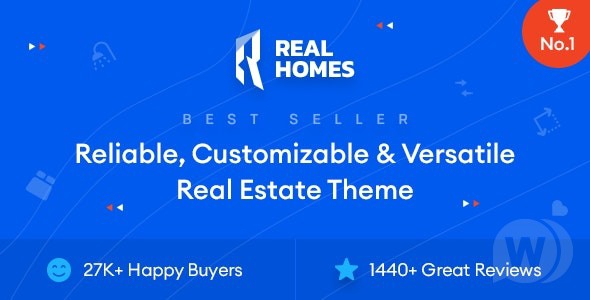 Real Homes v3.16.0 NULLED - шаблон недвижимости WordPress