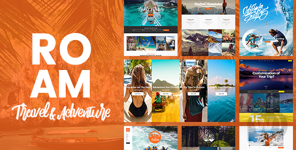 Roam v1.7.1 NULLED - шаблон на тему путешествий и туризма WordPress