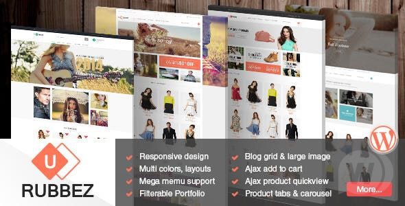 Rubbez v1.8.1 - корпоративная тема WordPress и WooCommerce