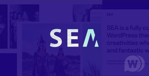 SEA v1.8.1 - креативное портфолио тема для WordPress