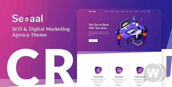 Seoaal v1.0.1 - SEO и цифровой маркетинг WordPress тема